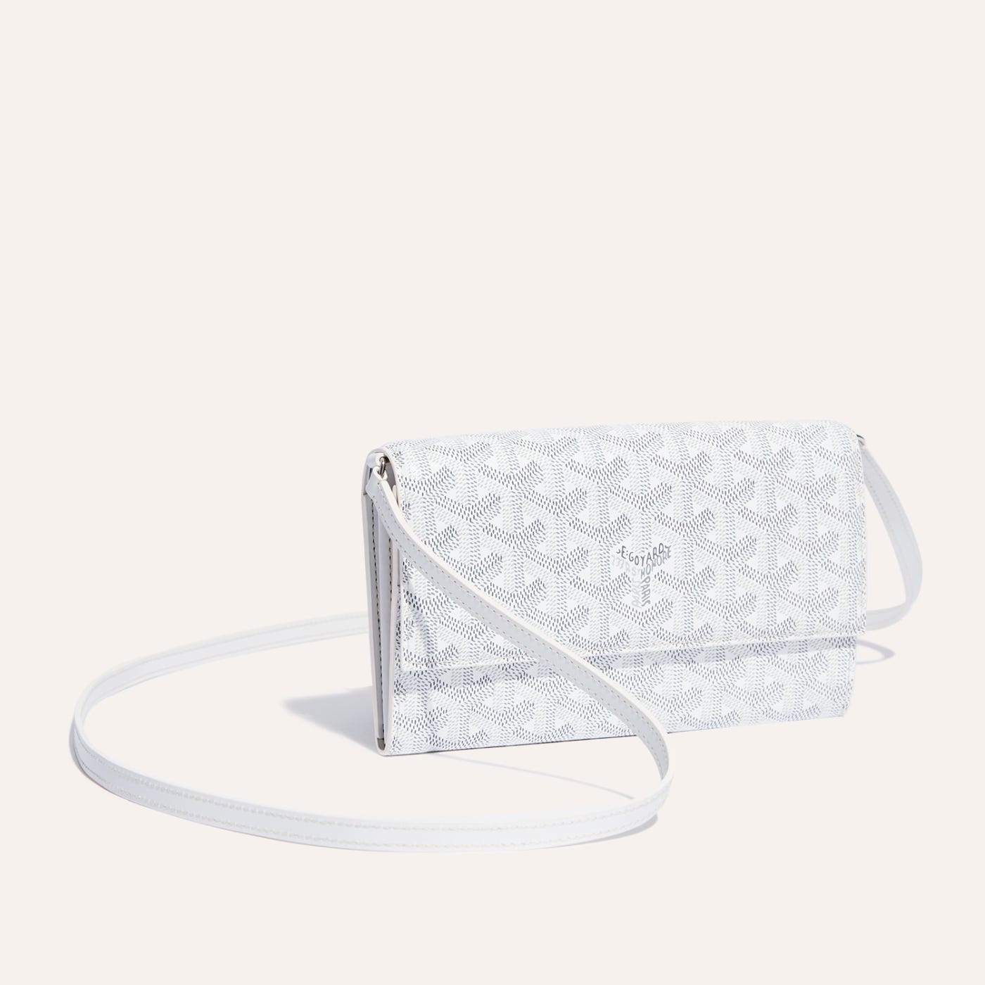 Goyard Varenne Continental Wallet White - Image 1
